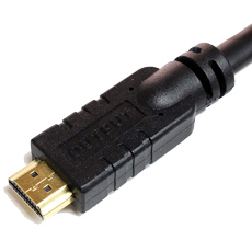 Cablu HDMI-HDMI V1.4 Ethernet, cu amplificator, tripluecranat, aurit, 10m - PremiumCord kphdmer10