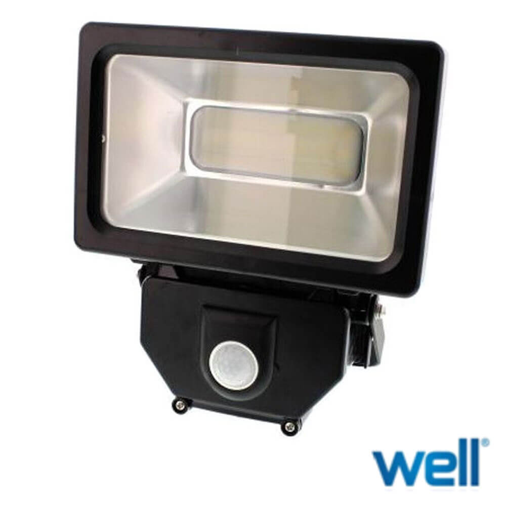 Proiector cu senzor 1950lm, lumina neutra, 4000K - Well LEDSMD-SHINY30-WL