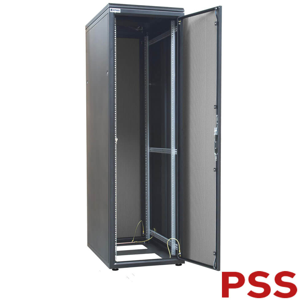 Rack 42U metalic profesional 600x900x2000mm cu ventilație - PSS YF-EM-42U