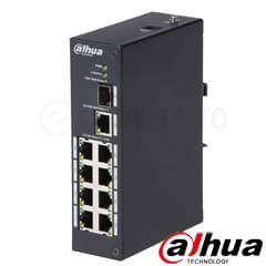 Switch POE 8 porturi, 1 port Gigabit si 1 SFP - Dahua PFS3110-8P-96
