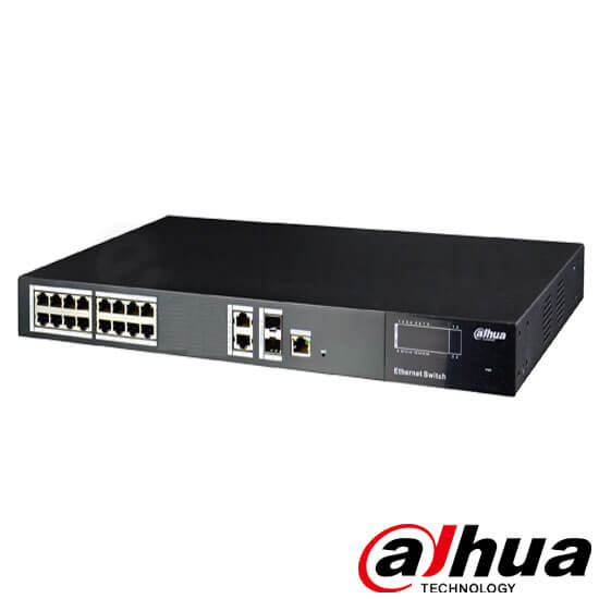 Switch POE cu managemen 16 porturi- Dahua PFS4220-16P