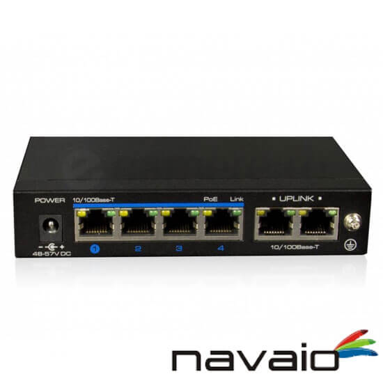 Switch 4 canale - Navaio NAV-S104POE