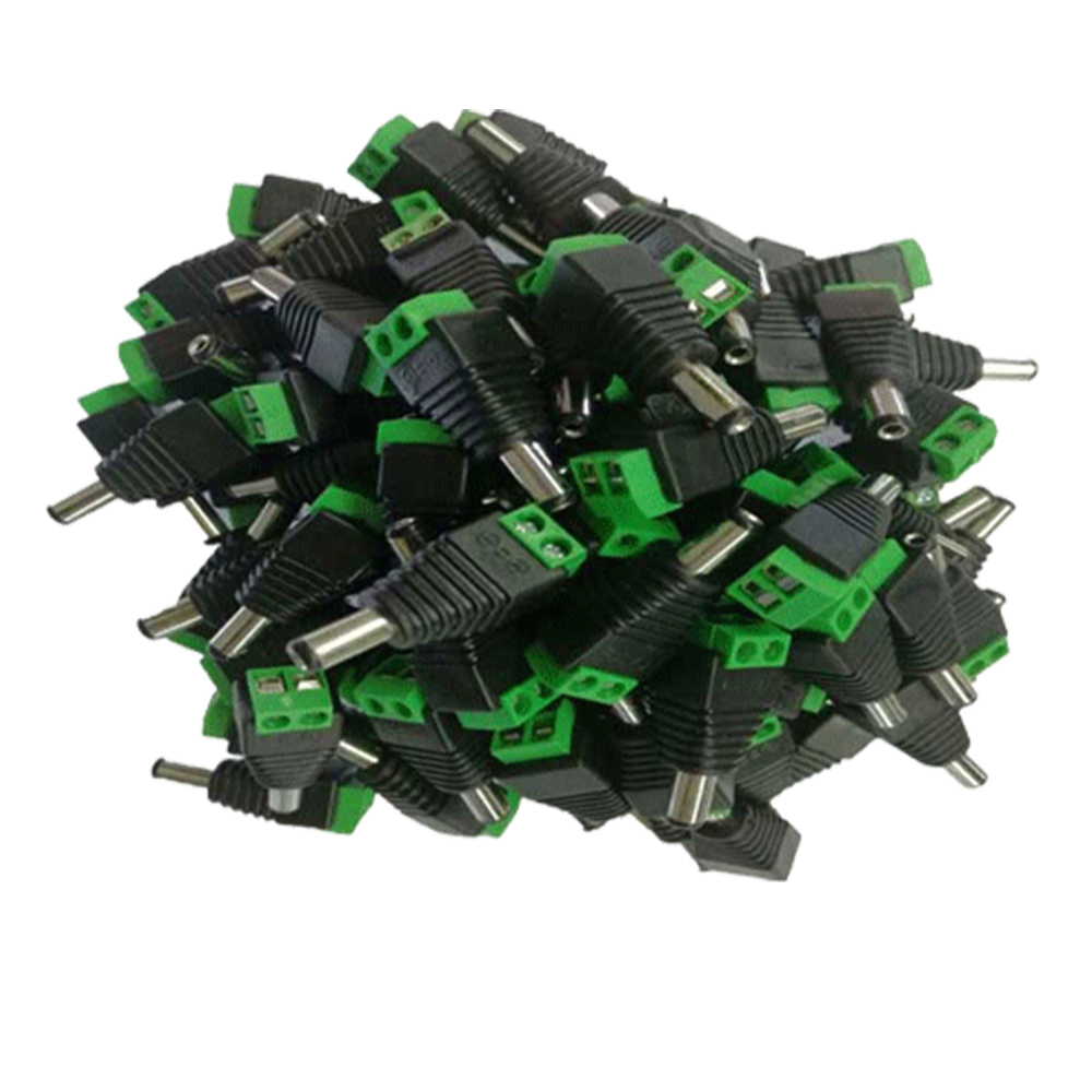 Pachet 100 buc. conector de alimentare 12V (TATA) cu surub - OEM SDC-CAT-PAK