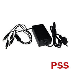  Sursa alimentare 12V/ 3A cu  4 mufe pentru camere de supraveghere - PSS SA03A-4