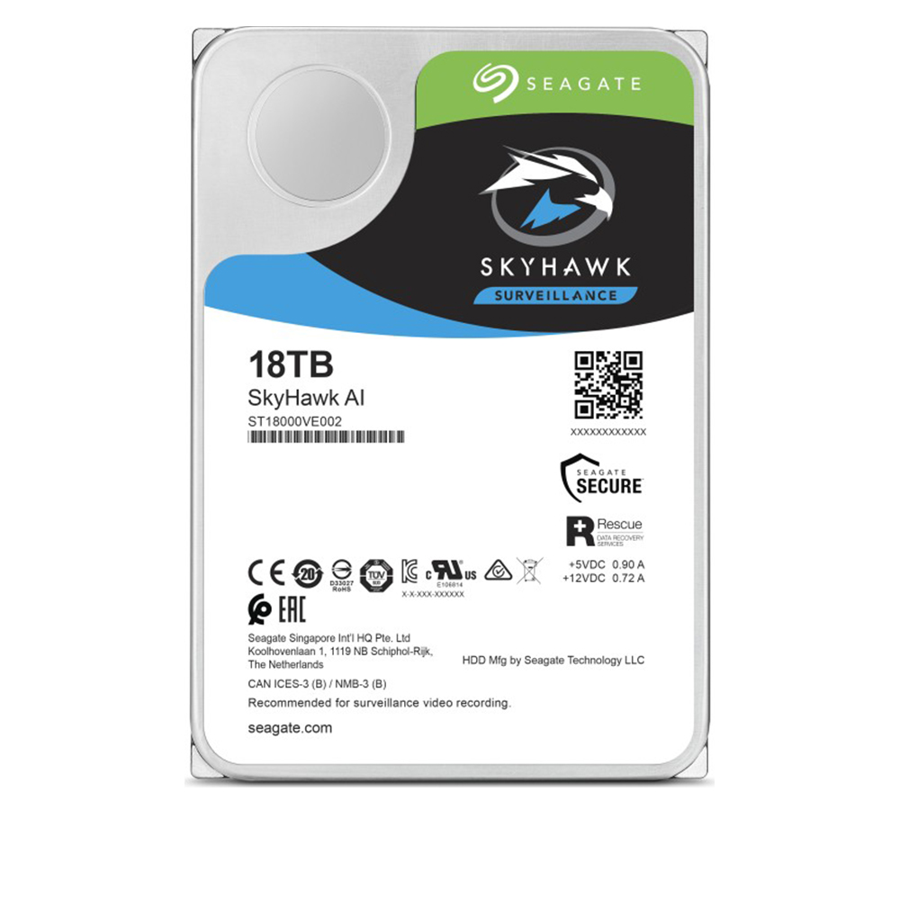 Hard Disk 18 TB Supraveghere Video SkyHawk SATA 7200 RPM — Seagate ST18000VE002