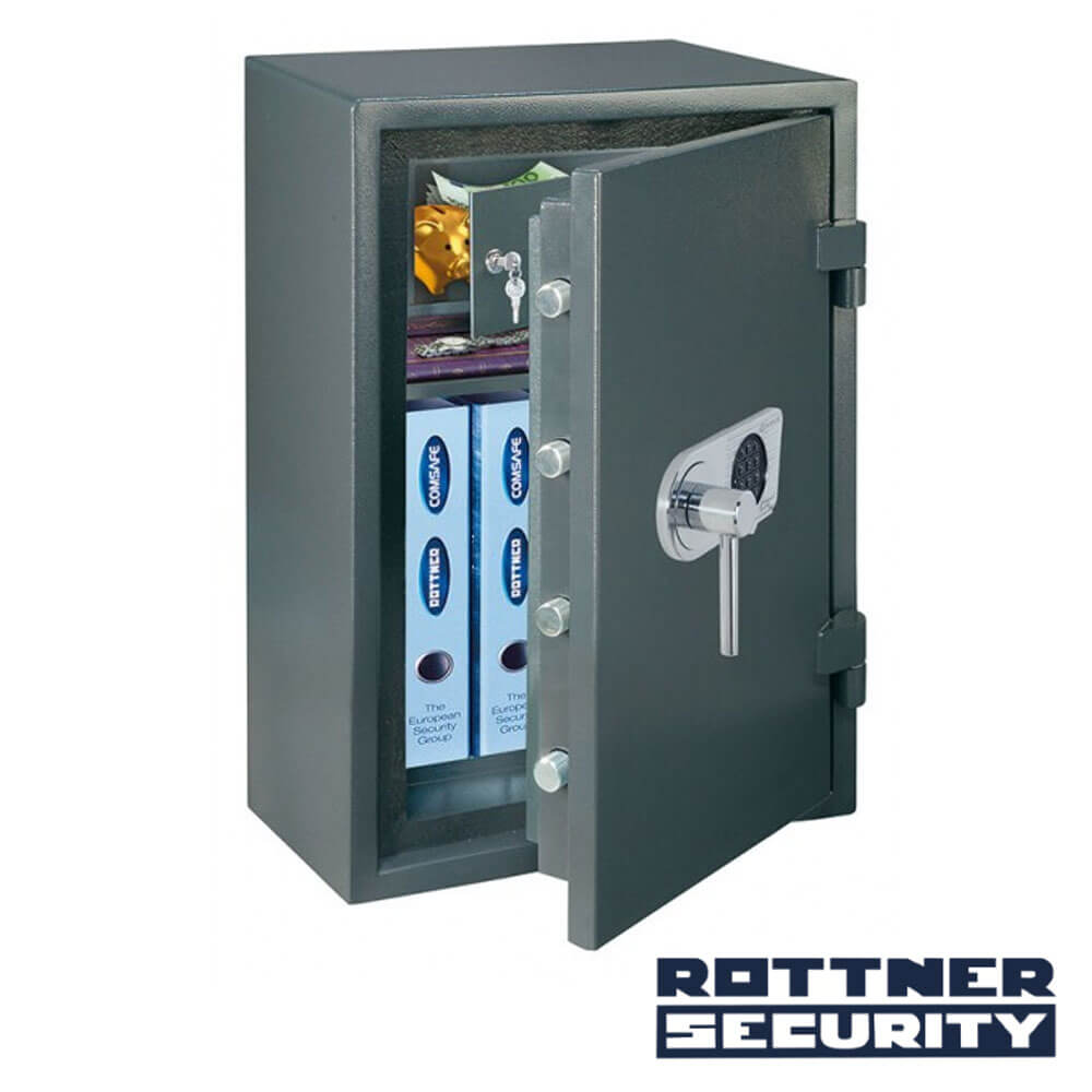 Seif antiefracție și antifoc EN-1 cu închidere electronică - Rottner T05665