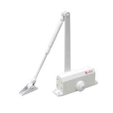 Amortizor hidraulic cu brat, pentru usi de 25-45kg, alb - Silin SA-5012AW-WH