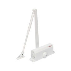 Amortizor hidraulic cu brat, pentru usi de 40-65kg, alb - Silin SA-6033AW-WH