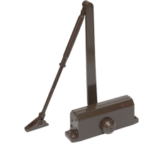 Amortizor hidraulic cu brat, pentru usi de 40-65kg, maro - Silin SA-6033AW-bn