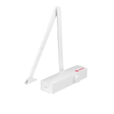 Amortizor hidraulic cu brat pentru usi de la 25kg la 120kg, alb - Silin SA-803-wh