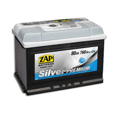 Acumulator auto 12V80Ah - Sorgeti ZAP Silver Premium 80Ah