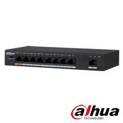 Switch 8 porturi PoE +1 upload - Dahua PFS3009-8ET-96