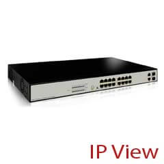 Switch POE 16 porturi + 2 Gigabit - IP View IW3020FSM
