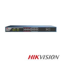 Switch POE 16 porturi - HikVision DS-3E1318P-E