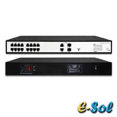 Switch POE 16 porturi - Q-See ESOL-SO16PoE-P265-2C
