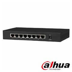 Switch 8 porturi Gigabit, industrial, Layer2, protectie descarcari electrice  - Dahua PFS3008-8GT