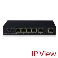Switch PoE IP View, 4+2 porturi, 10/100Mbps - IP View IW3006FSN