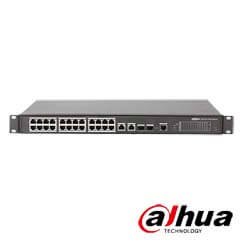 Switch PoE cu management 24 porturi - Dahua PFS4226-24ET-240