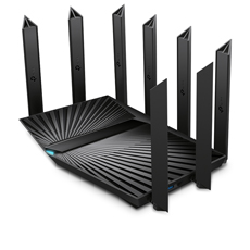 Router Wi-Fi 6 Tri-Band 2x5GHz si 1x 2GHz, OneMesh™ 8 Antene OFDMA și MU-MIMO - TP-LINK ARCHER AX90
