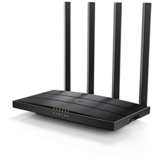 Router Wireless Gigabit MU-MIMO, 5 GHz: 867 Mbps, 2.4 GHz: 300 Mbps - TP-LINK ARCHER C6U