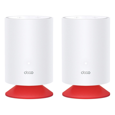 Sistem Mesh Wi-Fi 6 Dual-Band AX1800 cu Amazon Alexa, 5 GHz: 1201 Mbps - TP-LINK DECO VOICE X20 2PK
