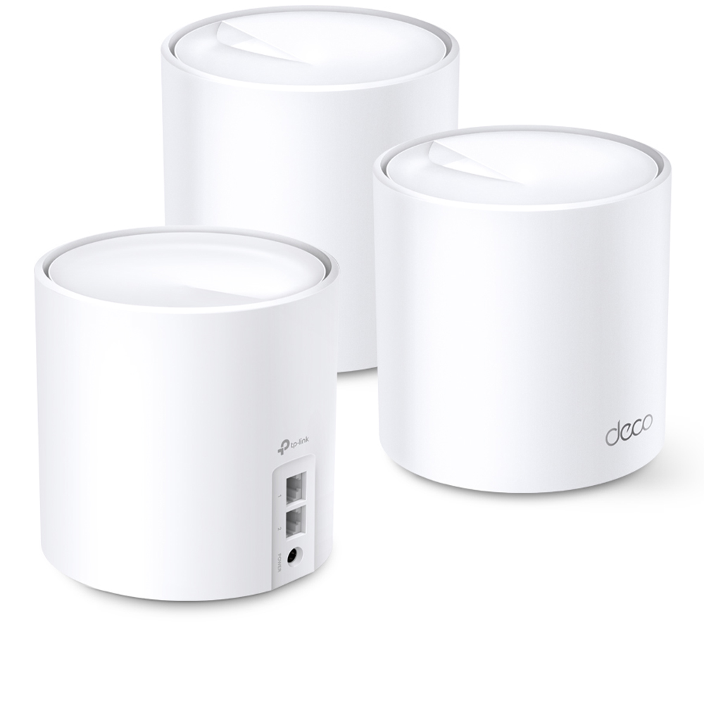 Sistem Mesh Wi-Fi 6 Dual-Band AX5400, 2402 Mbps (5 GHz) - TP-LINK DECO X60(3-PACK)