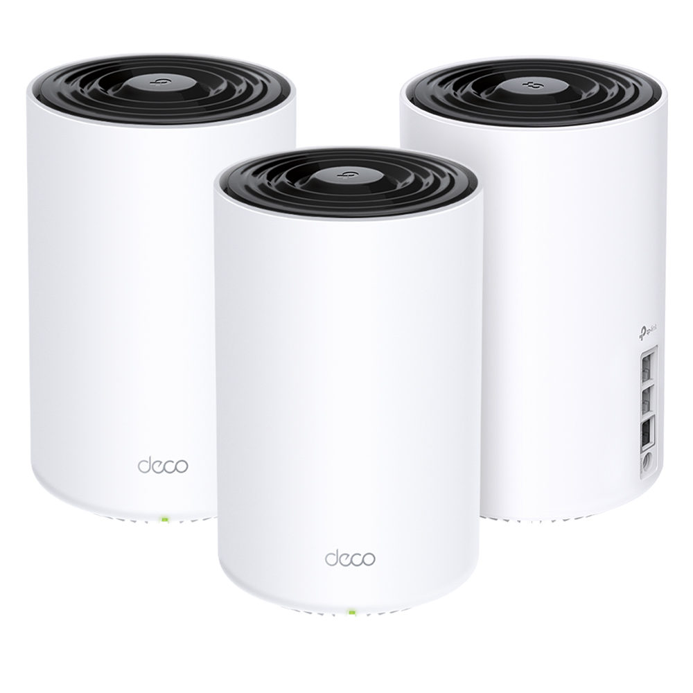 Sistem Mesh Wi-Fi 6 Dual-Band AX6000, 5 GHz: 4804 Mbps, 2.4 GHz:1148 Mbps - TP-LINK DECO X80(3-PACK)