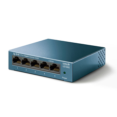 Switch Desktop cu 5 porturi Gigabit, 7.4 Mpps, MAC 2K, fara management - TP-LINK LS105G