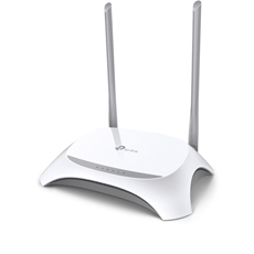 Router 4G Wi-Fi, 2.4 GHz  2 antene fixe 5dBi, N300, 3G/4G - TP-LINK TL-MR3420