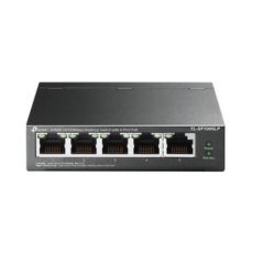  Switch PoE desktop 5 porturi, 41W, IEEE 802.3af, Mod Extend 250m, Plug&Play - TP-LINK TL-SF1005LP