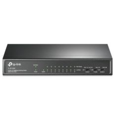 Switch PoE 8 porturi, 10/100 Mbps, metal, 65W, moduri Priority si Isolation - TP-LINK TL-SF1009P