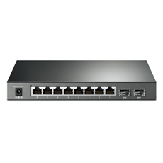 Switch 8 porturi PoE Gigabit + 2 porturi SFP, 61W - TP-LINK TL-SG2210P