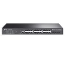 Switch 24 porturi Gigabit, 4x 10G SFP, UPS, L2+ Managed - TP-LINK TL-SG3428X-UPS