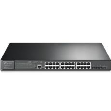 Switch PoE cu management 24 porturi Gigabit, 4 SFP+, 384W PoE, rackabil - TP-LINK TL-SG3428XMP