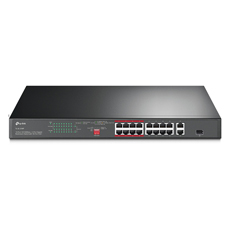 Switch 16 PoE+ , 2 Uplink+ 1SFP Combo, 150 W, 7.2 Gbps - TP-LINK TL-SL1218P