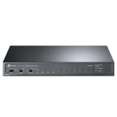 Switch 8 porturi PoE, 3 Gigabit, 124W, desktop, fanless  - TP-LINK TL-SL1311MP