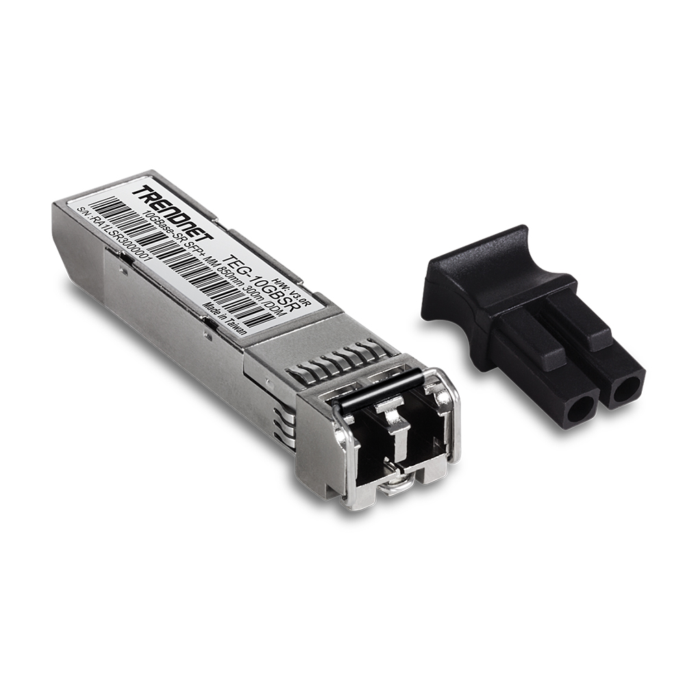 Modul SFP+, 10.5G, Multi-mode, 850nm, Duplex LC, max. 550m - TRENDnet TEG-10GBSR