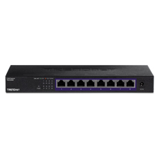 Switch 8 porturi 2.5G, Fanless, 40 Gbps, MAC Address Table 16K - TRENDnet TEG-S380