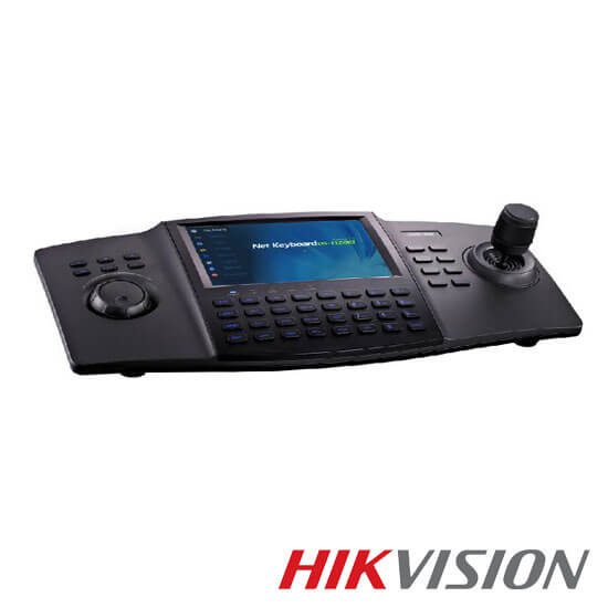 Tastatura Control IP Speed Dome FullHD cu Display 7" - HikVision DS-1100KI