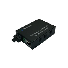 Mediaconvertor 10/100M 1310/1550nm WDM, 8 DIP switch Type A, 20km, SC - Transcom TS-100-BD-20A-8DIP