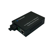 Mediaconvertor 10/100M 1550/1310nm WDM, 8 DIP switch Type B Single 20km- Transcom TS-100-BD-20B-8DIP