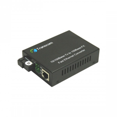 Mediaconvertor 10/100M 1310/1550nm WDM, Type A Singlemode 40km, conector SC - Transcom TS-100-BD-40A
