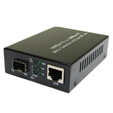 Mediaconvertor 10/100/1000M 1 port RJ45, 1 port SFP - Transcom TS-1000N-SFP