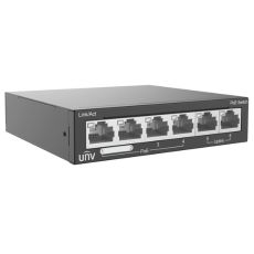 Switch 4 porturi PoE, 2 porturi uplink RJ45 - Uniview NSW2020-6T-POE-IN