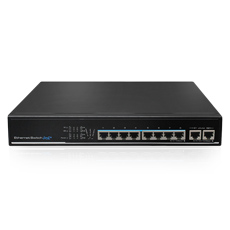 Switch 8 porturi PoE +2 porturi Uplink, 110W - UTEPO SF10P-HM