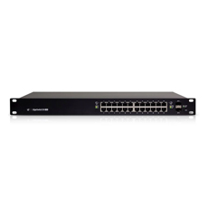 Switch 24x RJ45 GbE PoE, 2x SFP, 250W, Cu management, L2/L3 - Ubiquiti ES-24-250W
