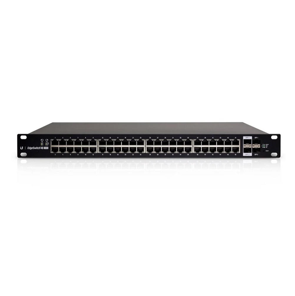 EdgeSwitch UISP 48xRJ45 GbE PoE+, 2x1/10 Gbps SFP+, 2x1Gbps SFP, 500W - Ubiquiti ES-48-500W