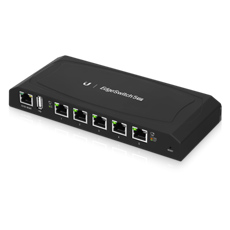 Switch 5 porturi PoE + 1 Port Uplink, 60W, All Giga-Ports - Ubiquiti ES-5XP