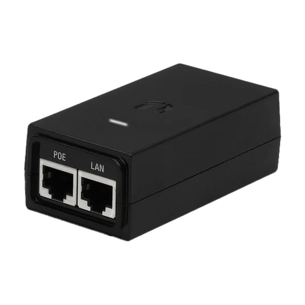 Injector PoE AC 110/220V, 50/60Hz, 2x Ethernet LAN (RJ-45), Indicatori LED - Ubiquiti POE-24-12W
