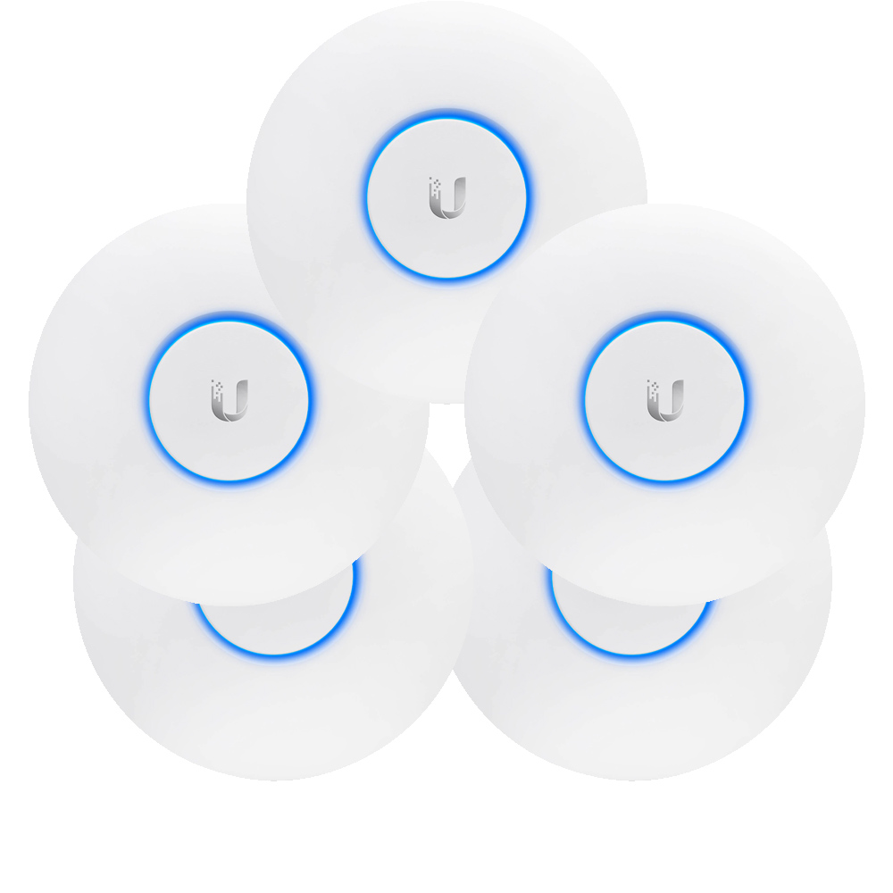 Kit 5 bucăți acces point wireless 802.11ac dual-band - Ubiquiti UAP-AC-LR-5